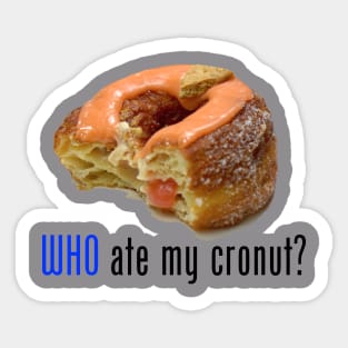Who ate my cronut? Sticker